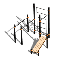 Спортивный комплекс воркаут ВС-98 в Владикавказе