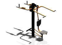 Уличный тренажер "Верхняя тяга Брусья Пресс" УТ339 в Владикавказе