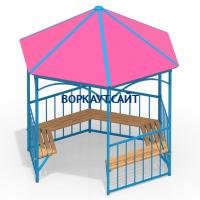 Беседка с лавками МАФ 4120 в Владикавказе