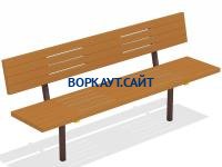 Диван уличный МАФ 1608 в Владикавказе