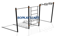 Спортивный комплекс воркаут ВС-129 в Владикавказе