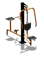 Уличный тренажер "Жим от груди Вело" УТ321 в Владикавказе