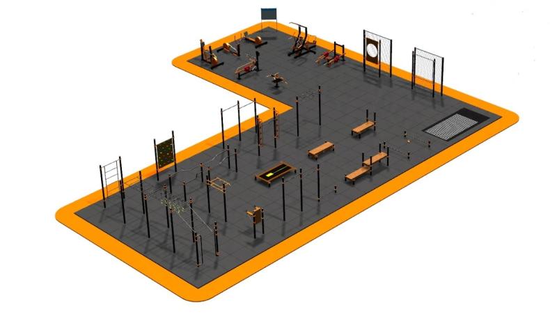 Дизайн проект спортплощадки Угловая в Владикавказе