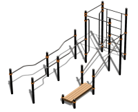 Спортивный комплекс воркаут ВС-194 в Владикавказе
