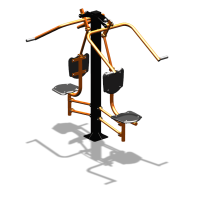 Уличный тренажер  "Верхняя тяга двойная"  УТ207 в Владикавказе