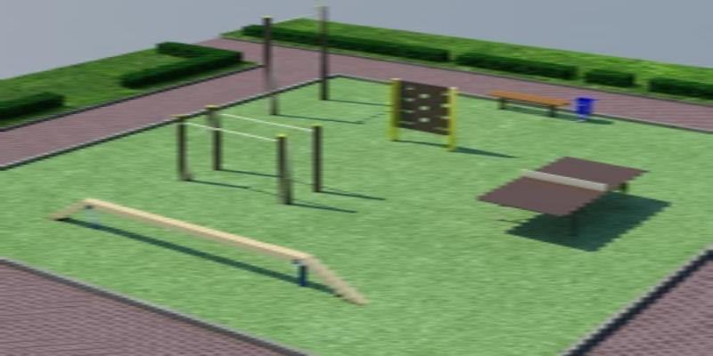 Проект спортплощадки мини спорт  в Владикавказе