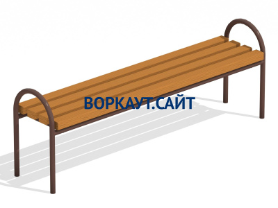 Лавочка парковая МАФ 1603 в Владикавказе Лавочка парковая МАФ 1603 в Владикавказе