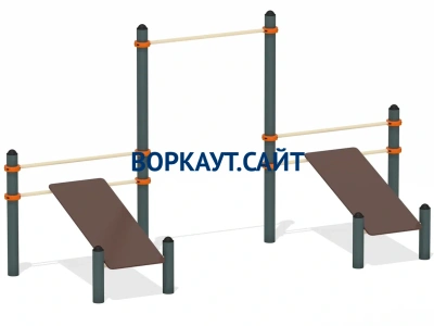 Воркаут с турником и двойной скамьей для пресса ВС-28 в Владикавказе