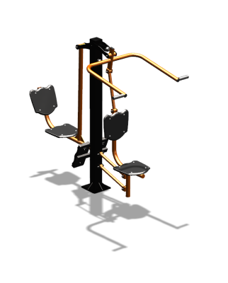 Уличный тренажер "Верхняя тяга Жим ногами" УТ322 в Владикавказе