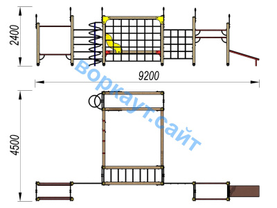 Детский спортивный комплекс ДСК 3102 в Владикавказе