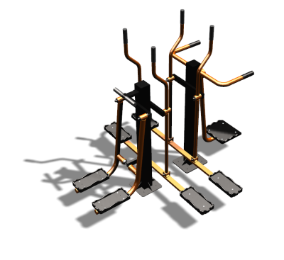 Уличный тренажер "Шпагат Маятник Лыжник двойной" УТ335 в Владикавказе