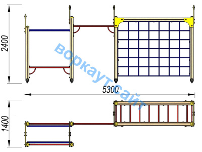 Детский спортивный комплекс Атлет ДСК 3106 в Владикавказе