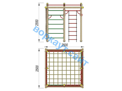 Детский спортивный комплекс ДСК 3110 в Владикавказе Детский спортивный комплекс ДСК 3110 в Владикавказе