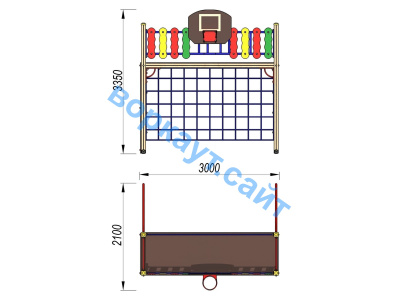 Детский спортивный комплекс ДСК 3101 в Владикавказе