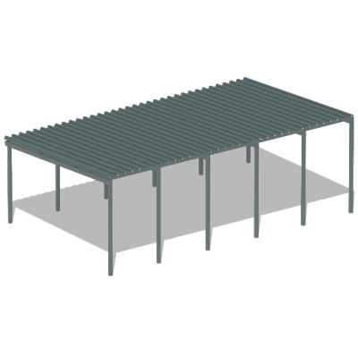 Большой теневой навес трибун МАФ 4131 в Владикавказе