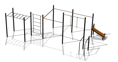 Спортивный комплекс воркаут ВС-153 в Владикавказе
