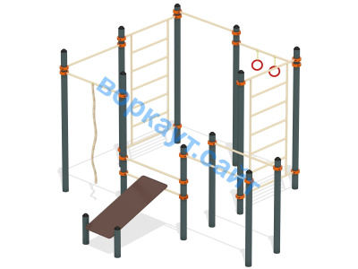Спортивный комплекс воркаут ВС-47 в Владикавказе