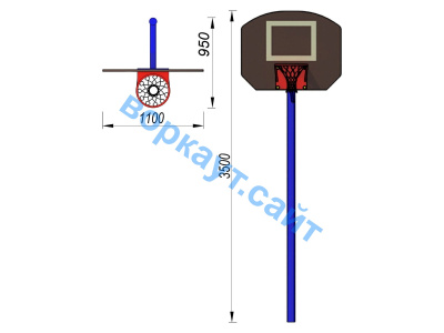 Баскетбольный щит СИО 3510 в Владикавказе