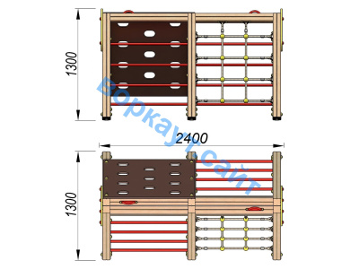 Детский спортивный комплекс ДСК 3203 в Владикавказе