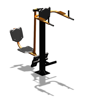 Уличный тренажер "Жим ногами Брусья Пресс" УТ329 в Владикавказе