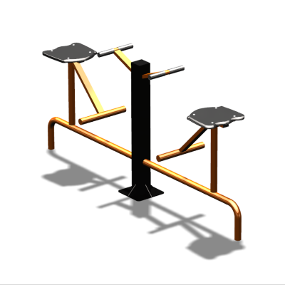Уличный тренажер  "Твистер сидя двойной"   УТ216 в Владикавказе