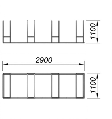 Велопарковка МАФ 6002 в Владикавказе