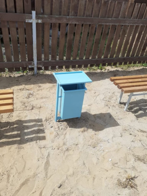 Урна с крышкой МАФ 1631 в Владикавказе