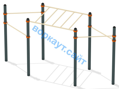 Турник разноуровневый с рукоходом ВС-26 в Владикавказе