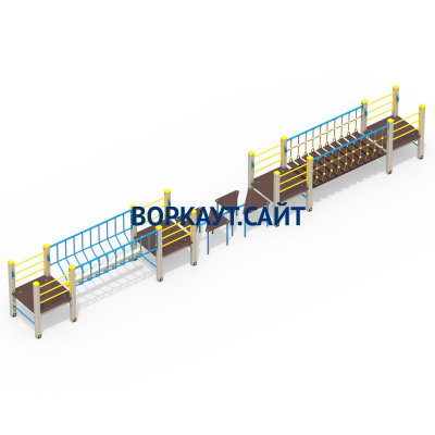 Детский спортивный комплекс Двойной мостик ДСК 3115 в Владикавказе
