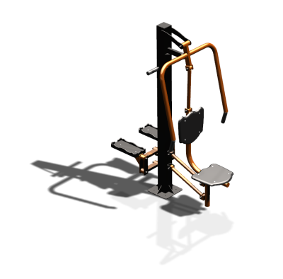 Уличный тренажер "Жим от груди Степпер" УТ342 в Владикавказе