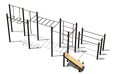 Спортивный комплекс воркаут ВС-77 в Владикавказе