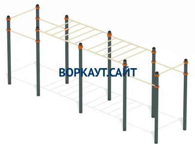Воркаут рукоход с турниками ВС-23 в Владикавказе