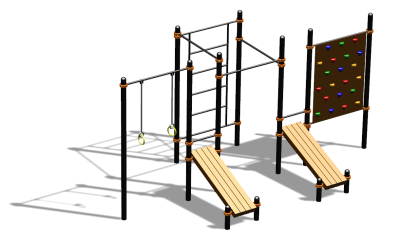 Спортивный комплекс воркаут ВС-125 в Владикавказе Спортивный комплекс воркаут ВС-125 в Владикавказе