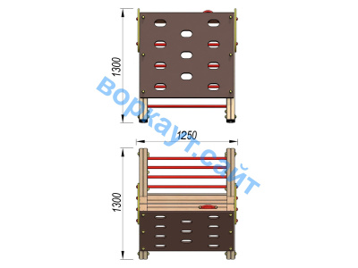 Детский спортивный комплекс ДСК 3202 в Владикавказе