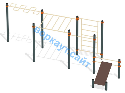 Спортивный комплекс воркаут ВС-45 в Владикавказе