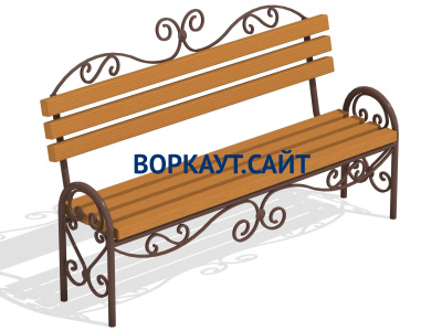 Лавочка кованная МАФ 1606 в Владикавказе