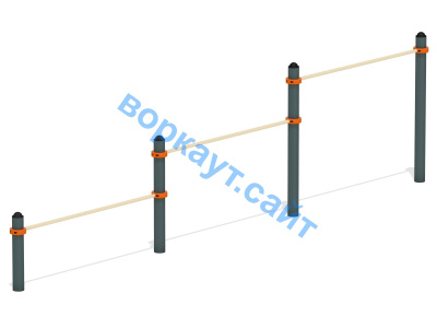 Каскад турников тройной ВС-6 в Владикавказе