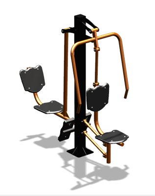 Уличный тренажер "Жим от груди Жим ногами" УТ304 в Владикавказе