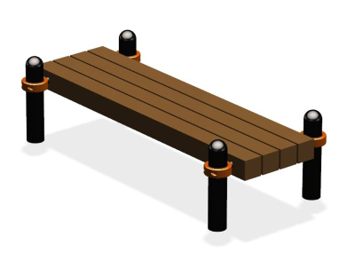 Воркаут скамья ВС-38 в Владикавказе
