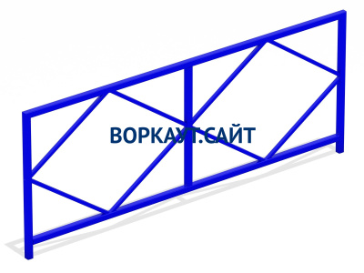 Ограждение площадки МАФ 5001 в Владикавказе