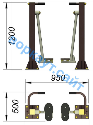 Уличный тренажер "Ходьба в пространстве" УТ 005 в Владикавказе Уличный тренажер "Ходьба в пространстве" УТ 005 в Владикавказе