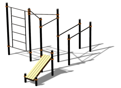 Спортивный комплекс воркаут ВС-140 в Владикавказе