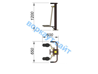 Уличный тренажер Атлетический комплекс УТ 010 в Владикавказе