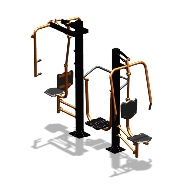 Уличный тренажер "Жим от себя Шагомер Баттерфляй" УТ303 в Владикавказе