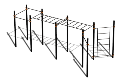 Спортивный комплекс воркаут ВС-118 в Владикавказе