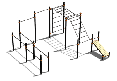 Спортивный комплекс воркаут ВС-146 в Владикавказе