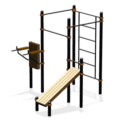 Спортивный комплекс воркаут ВС-64 в Владикавказе