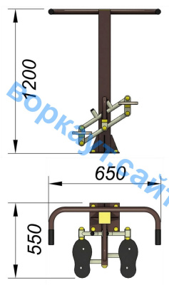 Уличный тренажер "Балансир" УТ 007 в Владикавказе