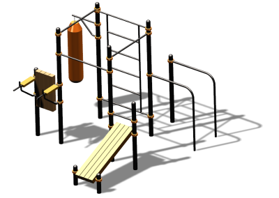 Спортивный комплекс воркаут ВС-93 в Владикавказе