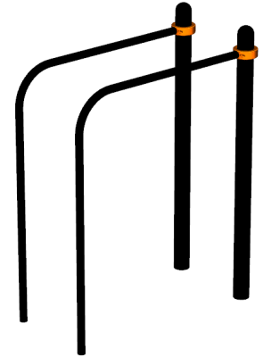 Воркаут брусья приставные ВС-39 в Владикавказе